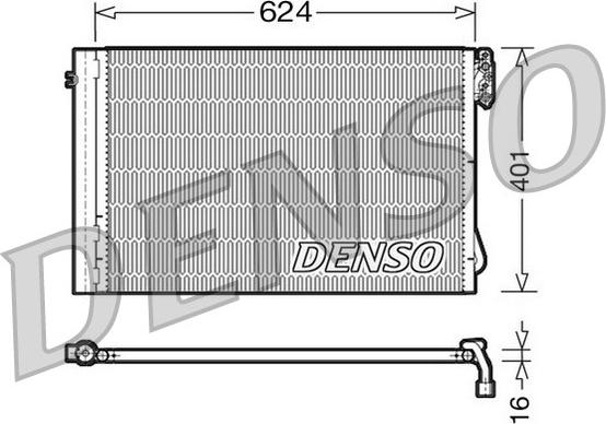 Denso DCN05011 - Lauhdutin, ilmastointilaite inparts.fi