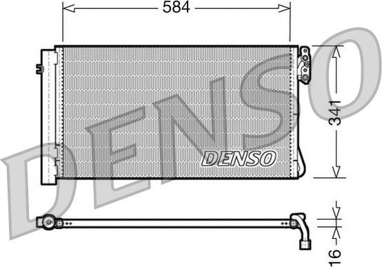 Denso DCN05012 - Lauhdutin, ilmastointilaite inparts.fi