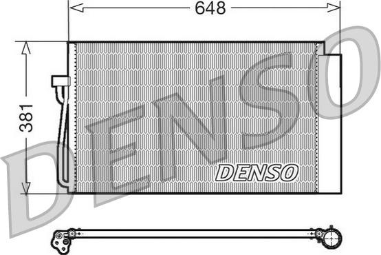 Denso DCN05017 - Lauhdutin, ilmastointilaite inparts.fi