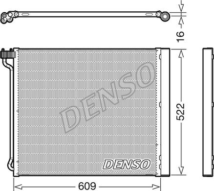 Denso DCN05034 - Lauhdutin, ilmastointilaite inparts.fi