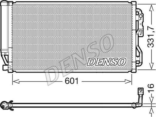 Denso DCN05035 - Lauhdutin, ilmastointilaite inparts.fi