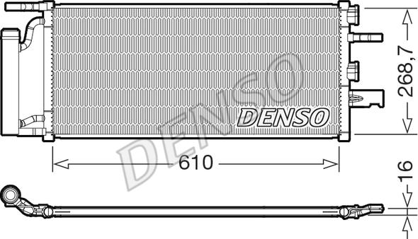 Denso DCN05036 - Lauhdutin, ilmastointilaite inparts.fi