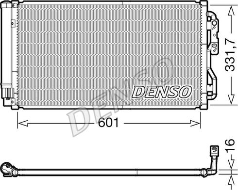 Denso DCN05033 - Lauhdutin, ilmastointilaite inparts.fi