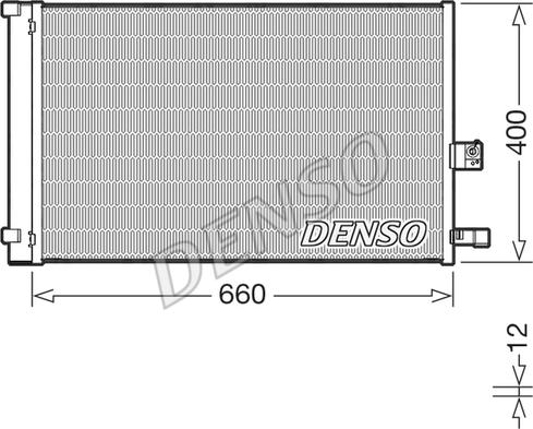 Denso DCN05037 - Lauhdutin, ilmastointilaite inparts.fi