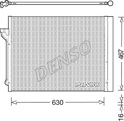 Denso DCN05029 - Lauhdutin, ilmastointilaite inparts.fi