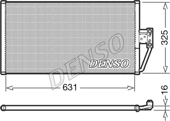 Denso DCN05021 - Lauhdutin, ilmastointilaite inparts.fi