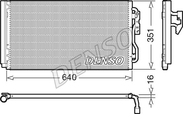 Denso DCN05023 - Lauhdutin, ilmastointilaite inparts.fi