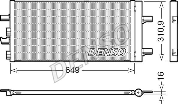 Denso DCN05104 - Lauhdutin, ilmastointilaite inparts.fi