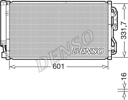 Denso DCN05105 - Lauhdutin, ilmastointilaite inparts.fi