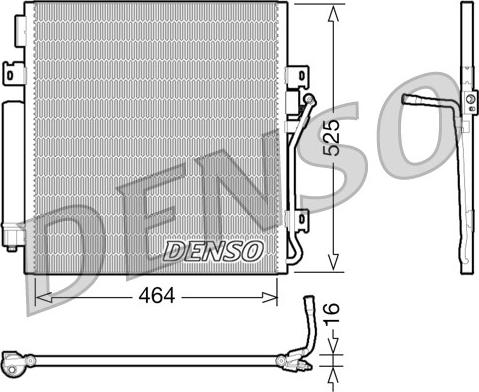 Denso DCN06011 - Lauhdutin, ilmastointilaite inparts.fi