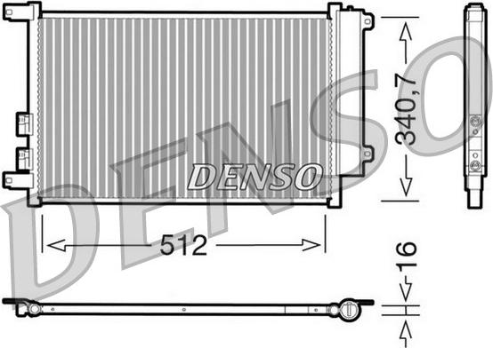 Denso DCN01010 - Lauhdutin, ilmastointilaite inparts.fi