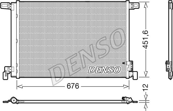 Denso DCN02008 - Lauhdutin, ilmastointilaite inparts.fi