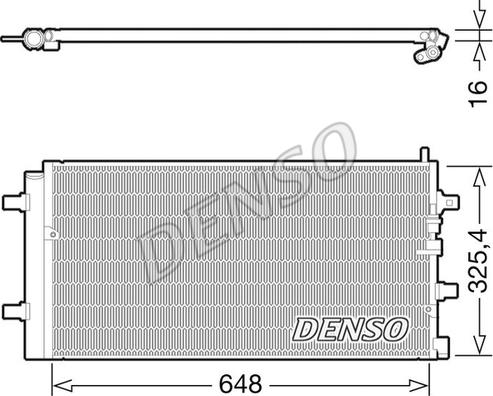 Denso DCN02002 - Lauhdutin, ilmastointilaite inparts.fi