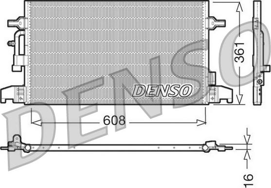 Denso DCN02016 - Lauhdutin, ilmastointilaite inparts.fi