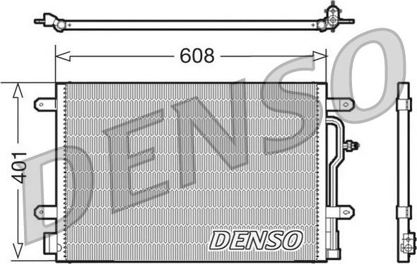 Denso DCN02011 - Lauhdutin, ilmastointilaite inparts.fi