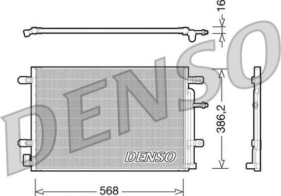 Denso DCN02018 - Lauhdutin, ilmastointilaite inparts.fi