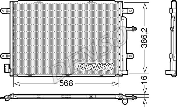 Denso DCN02039 - Lauhdutin, ilmastointilaite inparts.fi
