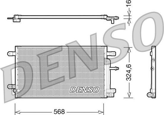 Denso DCN02020 - Lauhdutin, ilmastointilaite inparts.fi