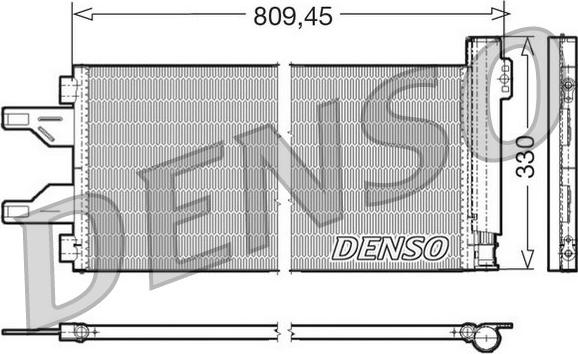 Denso DCN07050 - Lauhdutin, ilmastointilaite inparts.fi