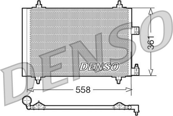 Denso DCN07005 - Lauhdutin, ilmastointilaite inparts.fi