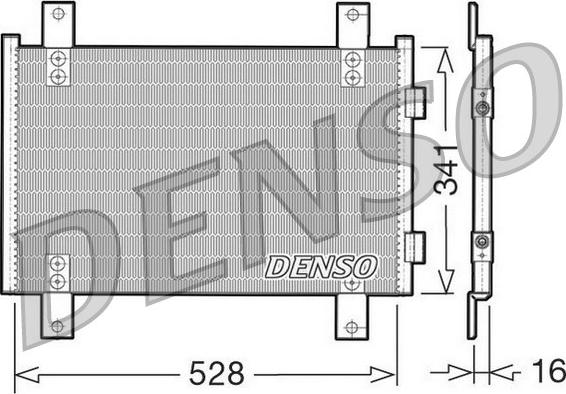 Denso DCN07001 - Lauhdutin, ilmastointilaite inparts.fi