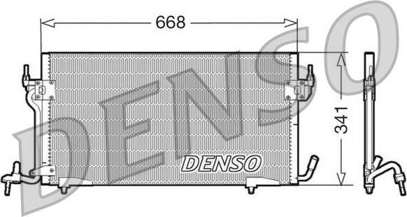 Denso DCN07010 - Lauhdutin, ilmastointilaite inparts.fi