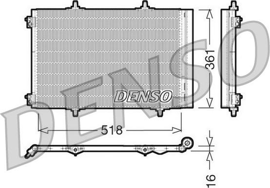 Denso DCN07013 - Lauhdutin, ilmastointilaite inparts.fi