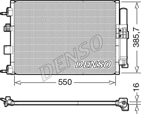 Denso DCN10046 - Lauhdutin, ilmastointilaite inparts.fi