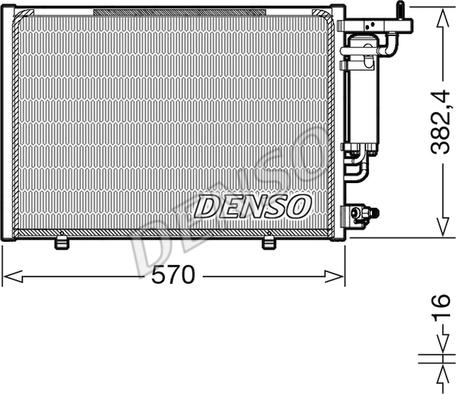 Denso DCN10052 - Lauhdutin, ilmastointilaite inparts.fi