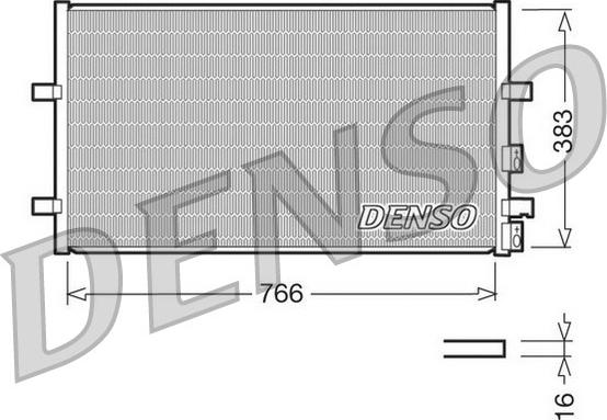 Denso DCN10009 - Lauhdutin, ilmastointilaite inparts.fi