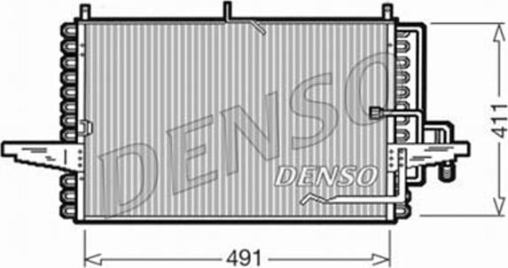 Denso DCN10002 - Lauhdutin, ilmastointilaite inparts.fi