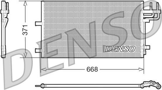 Denso DCN10007 - Lauhdutin, ilmastointilaite inparts.fi