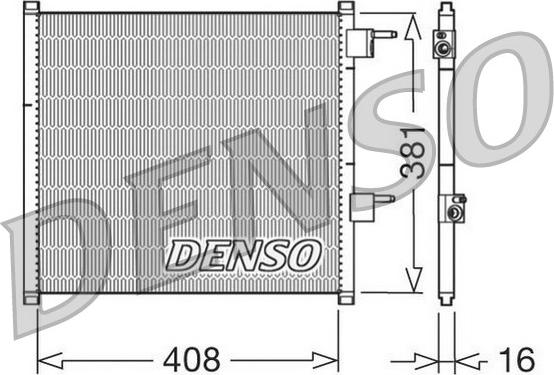 Denso DCN10019 - Lauhdutin, ilmastointilaite inparts.fi