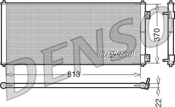 Denso DCN10018 - Lauhdutin, ilmastointilaite inparts.fi