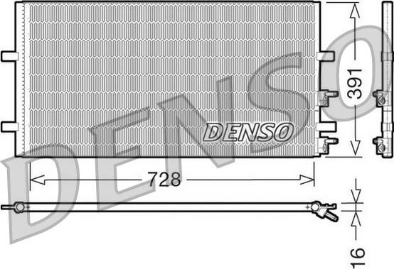 Denso DCN10017 - Lauhdutin, ilmastointilaite inparts.fi