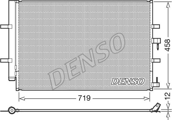 Denso DCN10036 - Lauhdutin, ilmastointilaite inparts.fi