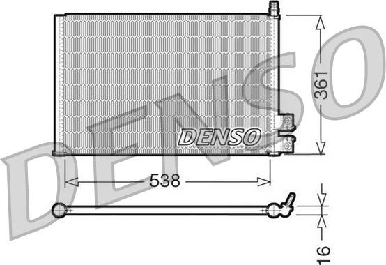 Denso DCN10021 - Lauhdutin, ilmastointilaite inparts.fi