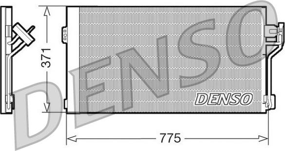 Denso DCN17050 - Lauhdutin, ilmastointilaite inparts.fi