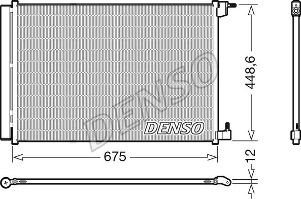 Denso DCN17060 - Lauhdutin, ilmastointilaite inparts.fi