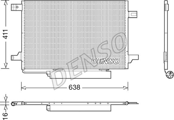 Denso DCN17004 - Lauhdutin, ilmastointilaite inparts.fi