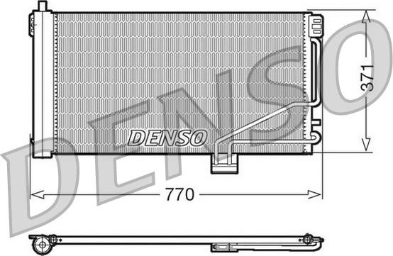 Denso DCN17014 - Lauhdutin, ilmastointilaite inparts.fi