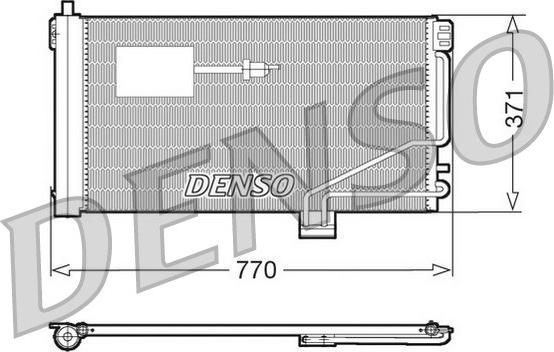 Denso DCN17015 - Lauhdutin, ilmastointilaite inparts.fi