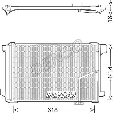 Denso DCN17035 - Lauhdutin, ilmastointilaite inparts.fi