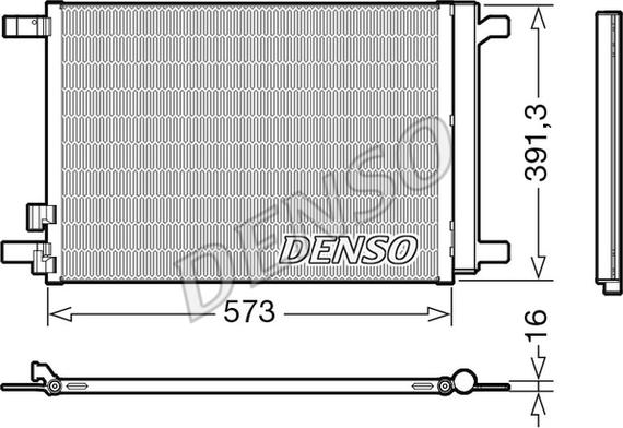 Denso DCN32066 - Lauhdutin, ilmastointilaite inparts.fi