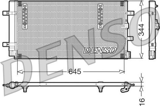Denso DCN32060 - Lauhdutin, ilmastointilaite inparts.fi