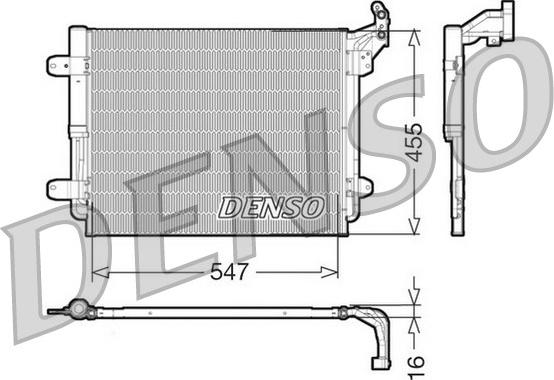 Denso DCN32062 - Lauhdutin, ilmastointilaite inparts.fi