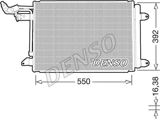 Denso DCN32032 - Lauhdutin, ilmastointilaite inparts.fi