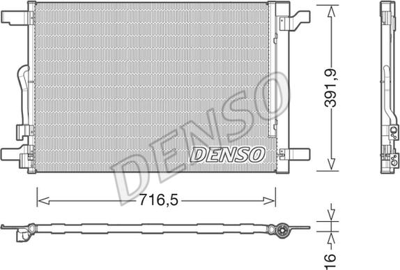 Denso DCN32024 - Lauhdutin, ilmastointilaite inparts.fi