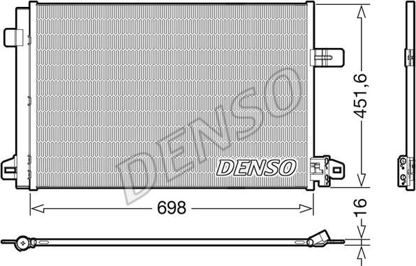 Denso DCN32028 - Lauhdutin, ilmastointilaite inparts.fi