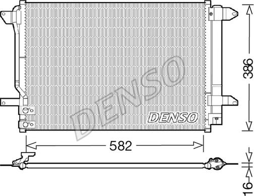 Denso DCN32027 - Lauhdutin, ilmastointilaite inparts.fi